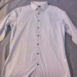 Nordstrom Men’s Shop Trim Fit, White Dress Shirt